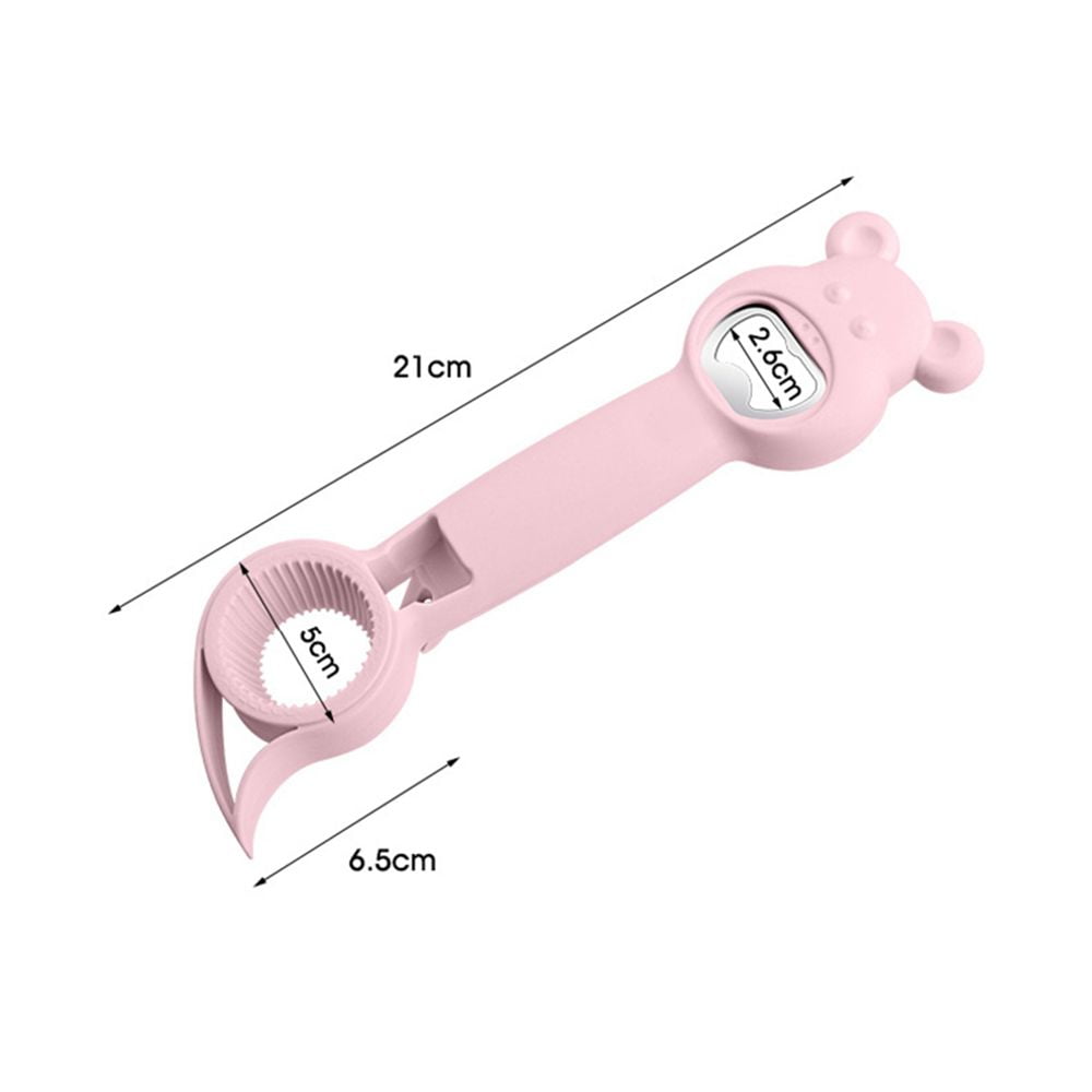 Home Tools Kitchen Accessories Bar Gadgets 4In1 Multifunction Bottle Opener  Summer Pink Jar Can Beer Opener Lid for Guest Gift - AliExpress