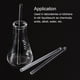 thumbnail image 5 of Uxcell 7.87" longitud 6mm Diámetro Varilla de Vidrio Borosilicato Herramientas de Mezcla para Laboratorio 3 Paquete, 5 of 5
