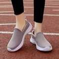 thumbnail image 3 of YOURDIARY Slip on Shoes for Women Breathable Walking Sneakers Black Pink 6.5, 3 of 9