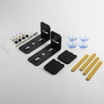 thumbnail image 2 of 2Pcs Soundbar Stand Universal Anti-Slip Metal Sound Bar Wall Mounting Holder for Home, 2 of 10