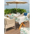 thumbnail image 5 of Outdoor Tablecloth with Umbrella Hole for Patio/Picnic/Party/Camping, Spring Floral Waterproof Table Cloth Rectangle Table Cover Washable, Daisy Eucalyptus Leaves Watercolor Rustic (60"x 102"), 5 of 8