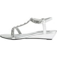 thumbnail image 3 of Touch Ups Jazz Wedge Sandal Style Jazz, Silver, 11W, 3 of 6