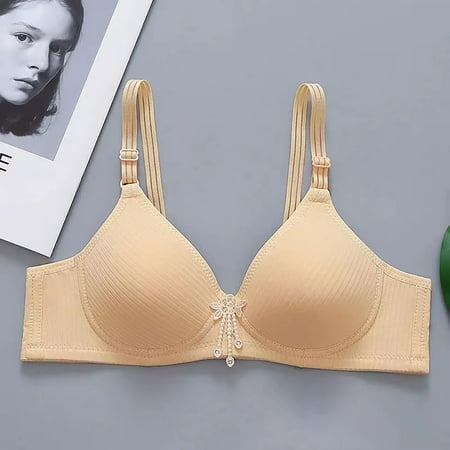 pstuiky Sports Bra  Women s Nursing Bra Front Release Glossy Comfortable Breathable Bra Underwear No Rims T-shirt Bra Underwear Flash Deals