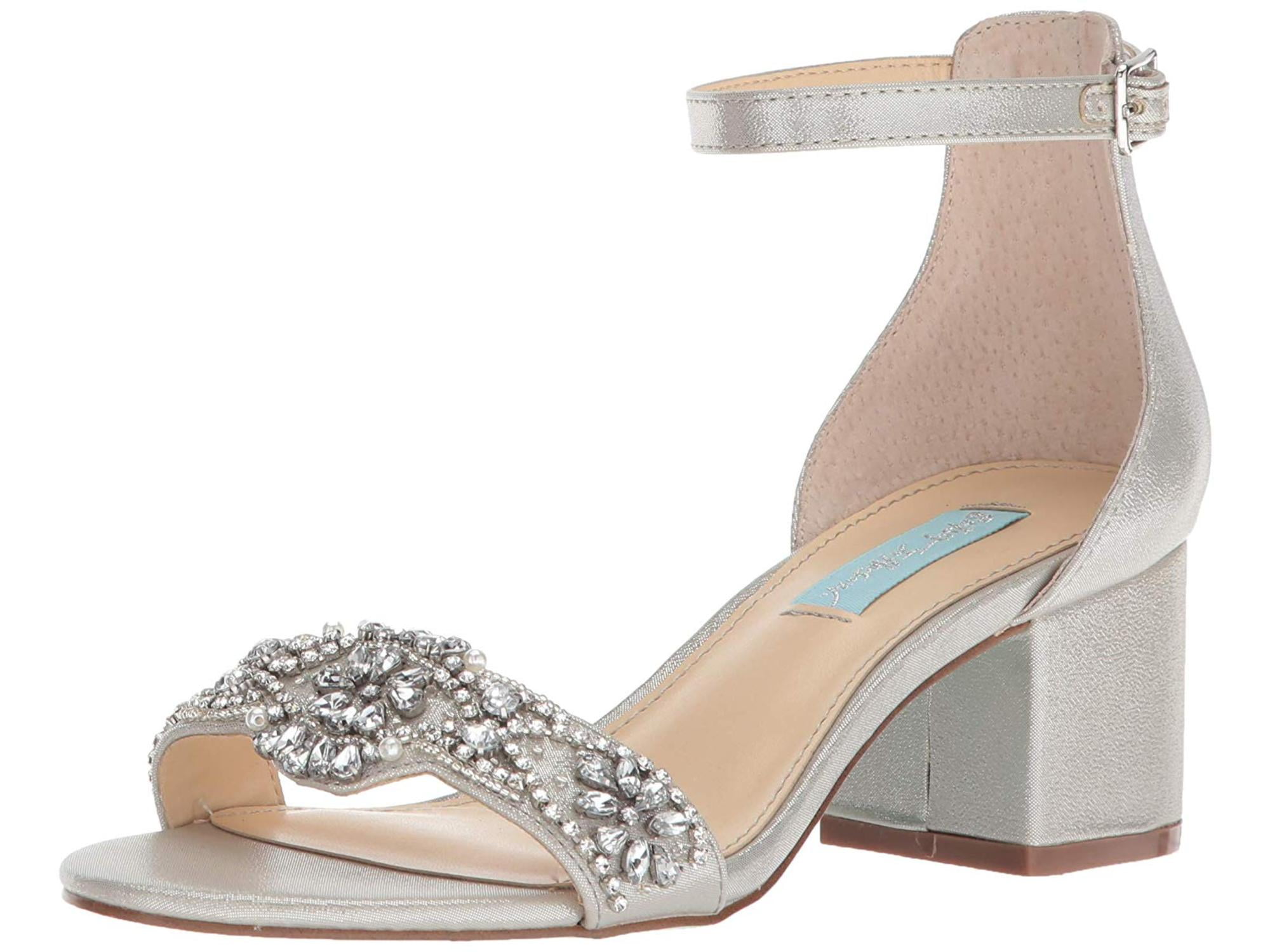 Blue by betsey johnson block heel Clearance