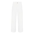 thumbnail image 5 of Havenx Linen Dress Pants for Men Pleat-Front Wide Leg Trousers Linen Baggy Lined Slacks with Pockets Vintage Stylish Loose Fit Work Business Casual Dress Suit Pants,White L, 5 of 6