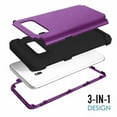 thumbnail image 2 of Dteck Galaxy S8 Case, Dteck Heavy Dual Layer Rugged Shockproof Case Hard PC Protective Back Cover For Samsung Galaxy S8, Purple, 2 of 7