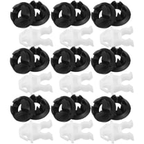 FRCOLOR 10 Sets Engine Hood Support Prop Cover Holder Sealing Clips Car Seat Covers Cars Black