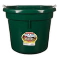 thumbnail image 2 of Miller Manufacturing P20FBGREEN Flat Back Bucket for Dogs and Horses, 20-Quart, Green, 2 of 2