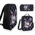 thumbnail image 2 of Kuromi 3 Piece Set School Bag Set Daypack Backpack Tote Bag Combination, 2 of 8