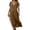 Coffee, variant on OSOLU Solid Color Linen Dresses For Women Flowy V-Neck Short Sleeve Maxi Dress Lightweight Summer Beach Vacation Dresses Stylish Sundress Dresses For Women 2025 Elegant Classy