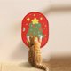 thumbnail image 5 of Árbol de Navidad Vertical para Pegar En La Pared, Rascador de Sisal para Gatos, Juguetes Navideños para Gatos, 5 of 6