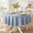 Chambray Blue-70" (Round), variant on Cameron Tablecloth (white 52" X 70" Rectangular)