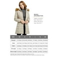 thumbnail image 5 of Orolay Women's Lightweight Quilted Down Jackets Water Resistant Slim Winter Coat Beige XL, 5 of 5