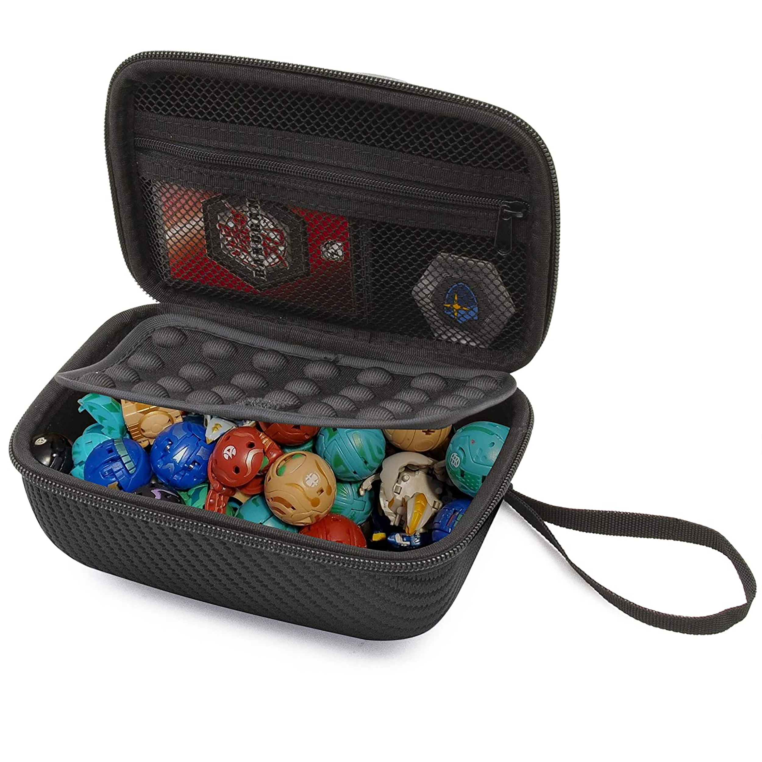 CM Travel Case for Bakugan Figures, BakuCores and Trading Cards - Compatible with Bakugan Battle Figures - Case Only