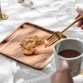 thumbnail image 5 of Clearance Sale!Norbi Wooden Plate Wooden Tray Rectangular Coffee Breakfast Bread Tray Fruit Tray Wooden Tableware Kitchen Supplies B, 5 of 6