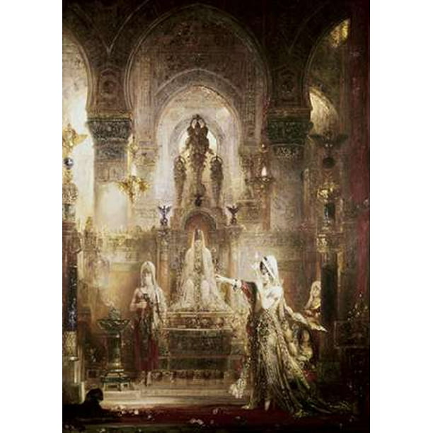 Salome Dancing Before Herod Poster Print by Gustave Moreau