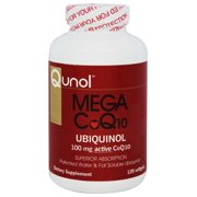 Qunol Mega CoQ10 Ubiquinol Softgels, 100 Mg, 120 Ct