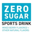 thumbnail image 3 of POWERADE Zero Sugar Mixed Berry Electrolyte Sports Drink, 20 fl oz, 8 Pack Bottles, 3 of 14