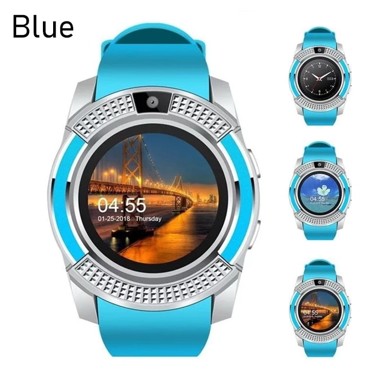 V8 Smart Watch Bluetooth SIM GSM TF Card Fitness Pedometer Sleep Tracker Step Counter Exercise Phone Watch for Android iOS Phones V8 Smart Watch Bluetooth SIM GSM TF Card Fitness Pedometer Sleep Tracker Step Counter Exercise Phone Watch for Android iOS Phones