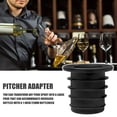 thumbnail image 4 of Pebbuoy 1/6Pcs Silicone Liquor Pourer Adapter Up to 1 Inch/25mm Neck Extra Large Universal Olive Oil Wine Bottle Pour Spout Convertor Connector Kitchen Gargets, 4 of 6