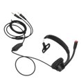 thumbnail image 3 of Auriculares telefónicos Altavoz profesional Ajuste de volumen Micrófono Silenciador Monoaural PC Auriculares de negocios Negro, 3 of 12