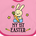 thumbnail image 4 of Inktastic My 1st Easter Boy Bunny Rabbit Boys Baby Bib, 4 of 4