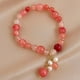 thumbnail image 4 of Pulsera de cuentas de piedra natural de cristal Fiudx Decoraciones navideñas para interiores, 4 of 7