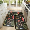 thumbnail image 4 of Kitchen Rugs Sets Of 2,Red Mushroom Fern Black Pattern Anti Fatigue Kitchen Mat Rugs Non Slip Washable,Decorative Kitchen Floor Mats for Kitchen,Sink,Laundry,17"x47"+17"x47", 4 of 5