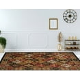 thumbnail image 2 of Linon Capri Area Rug Collection, Black and Burgundy, 6'5" x 9'3", 2 of 6