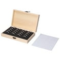 thumbnail image 2 of Coin  Box, Exquisite Coin Organizer Wooden  for Office for Home for Living Room, 2 of 8