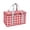#A01-Red, variant on Yellow Plaid Insulated Picnic Tote, Large Capacity Thermal Cooler Bag with Handles for Outdoor Activities, Camping, and Daily Use