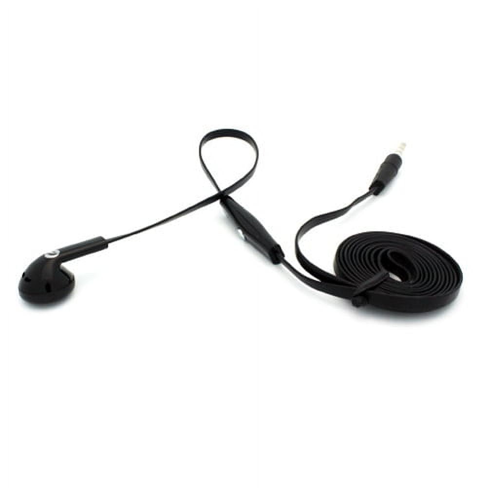 Mono Headset for Motorola Moto Tab G70/G62 - Wired Earphone Single Earbud 3.5mm Headphone Flat for Tab G70/G62