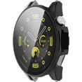 thumbnail image 2 of GFDYREE Compatible with Huawei Watch GT 4 46mm Case, 2-Pack Full Coverage Screen Protector Hard PC Tempered Glass Bumper Shell Anti-Scratch Protective Cover for GT 4 46mm Smartwatch, 2 of 7