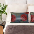 thumbnail image 7 of Silk Pillow Case for Hair And Skin Queen - Ladybug Cooling Sleep Throw Pillow Covers Standard Size 20x30in, comfort Satin Pillowcase with Zipper for Women Men, 7 of 7