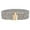 Grey, variant on Elegant Women's Wide Stretch Belt with Decorative Buckle for Fashionable Dress Attire