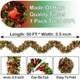 thumbnail image 2 of 50 Feet Christmas Tinsel Garland Metallic Twist Shiny Garland for Xmas Christmas Tree Decorations,Holiday Home Party Supplies Indoor Outdoor Decor, 2 of 6