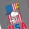 thumbnail image 3 of Peanuts - USA Torch - Men's Short Sleeve Graphic T-Shirt, 3 of 6