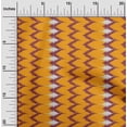 thumbnail image 1 of oneOone Viscose Chiffon Fabric Chevron Ikat Fabric Prints By Yard 42 Inch Wide, 1 of 4