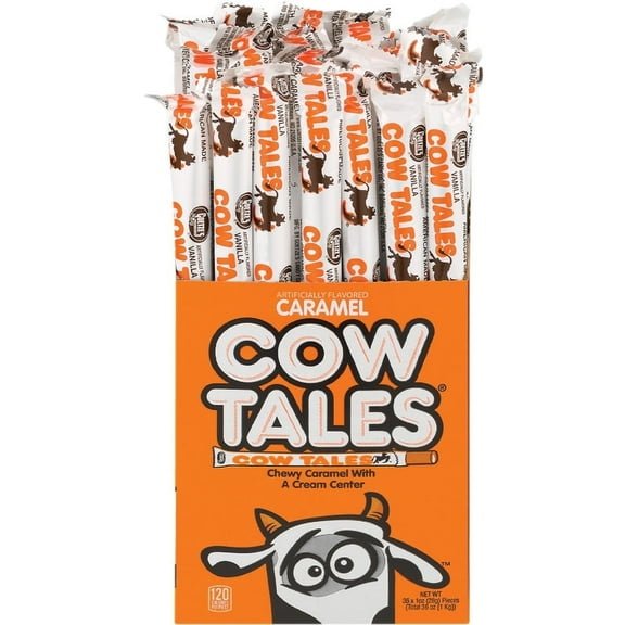 Goetze's Cow Tales Original Caramel Flavor 1 Oz. Candy, 36pk