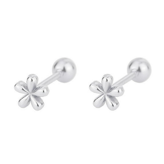 Fogun Elegant Floral Studs Earrings Featuring Unique Screw Back Designs for Secure and Comfortable Wear In Any Occasion