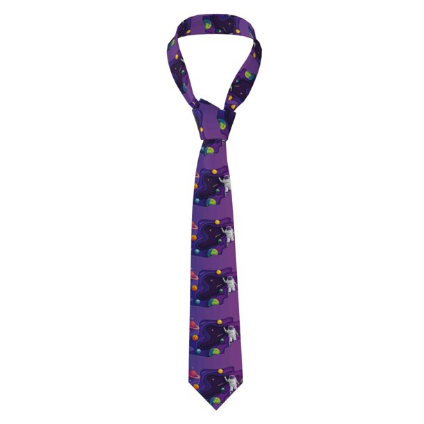 Balery Astronaut Corbata Clásica de Seda para Hombre, Corbata Tejida Jacquard, Corbatas Formales para Negocios y Bodas