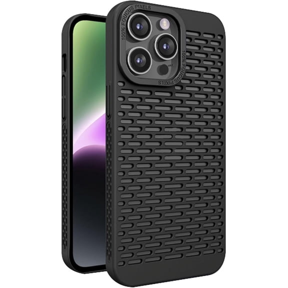 Phone Case for iPhone 15/15 Plus/15 Pro/15 Pro Max, Compatible Phone 15 Case Full Body Protective Phone Cover Black