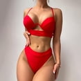 thumbnail image 1 of Womens Conservative Tight Fitting Bikini Surfing Swimsuit, 1 of 9