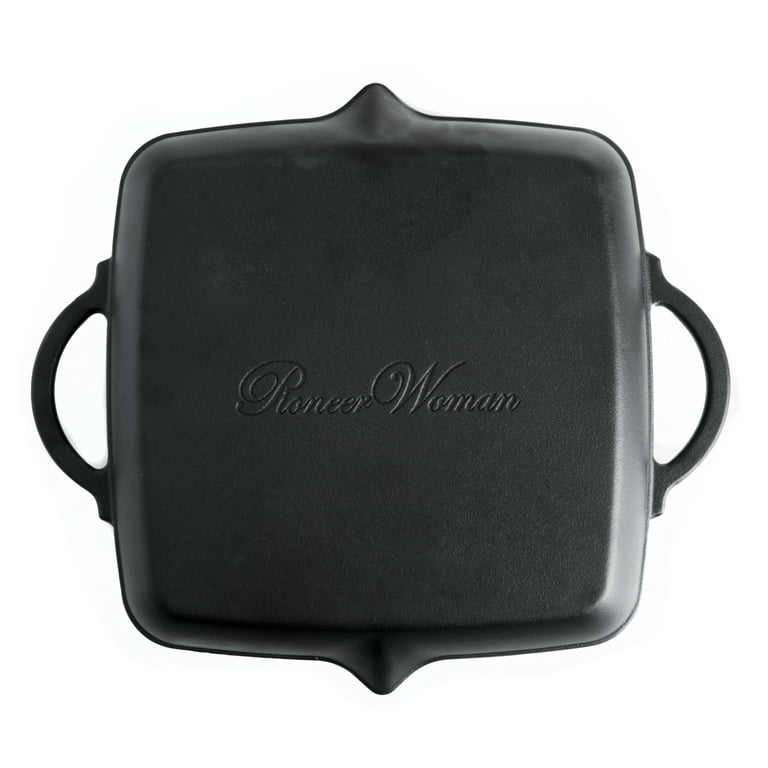 The Pioneer Woman Timeless Beauty Cast Iron Set, 3-Piece Fry Pans