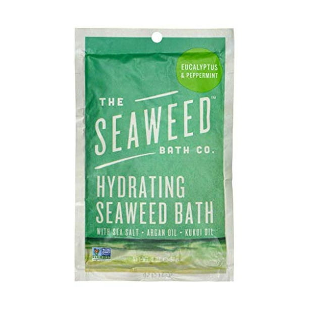 The Seaweed Bath Co. Bain Hydratant aux Algues, Eucalyptus et Menthe Poivrée, 2 Onces