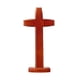 thumbnail image 2 of Adorno de pie artesanal, estatuilla de crucifijo católico decorativo, regalo religioso para chimenea de interior., 2 of 7