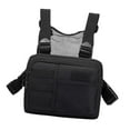 thumbnail image 5 of Kuntesetty Chest Rig Bag Fanny Pack Holder Multiple Pockets Front Pack Pouch Vest Chest Bag Black, 5 of 9