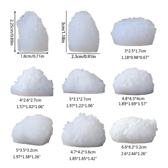 lixuesong Crystal Cluster Mold for Silicone Resin Mold Filler,Resin Crystal Moulds for Resin Decorative Craft Home Decorations