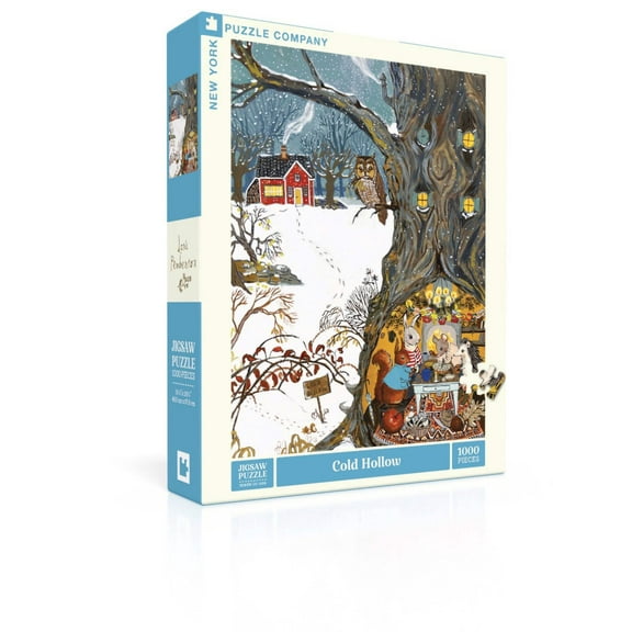New York Puzzle Company Cold Hollow 1000 Piece Jigsaw Puzzle