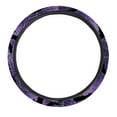 thumbnail image 5 of Renewold Bat Spider Web Violet Car Steering Wheel Cover Universal 15 Inch Auto Accessories Halloween Car Interior Decoration for Women Men Fit SUV Sedan Van Truck, 5 of 6